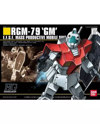 Buy HGUC RGM-79 GM 1/144 - Bandai HG Gundam Model Kit • 13.99£
