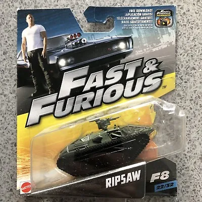 Buy Fast And Furious Ripsaw | Mattel Diecast | 1/55 Scale Model Vehicle | FCF57 • 3.99£