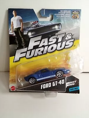 Buy Fast And Furious Car Ford GT-40 New And Sealed • 5.90£