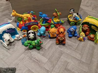 Buy FISHER PRICE ZOO ANIMALS With Train, Monkey House And Polar Bear House • 30£
