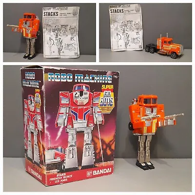 Buy Vintage Gobots Bandai Super Gobots Robo Machine Staks 1985 Retro Rare Boxed  • 124.99£