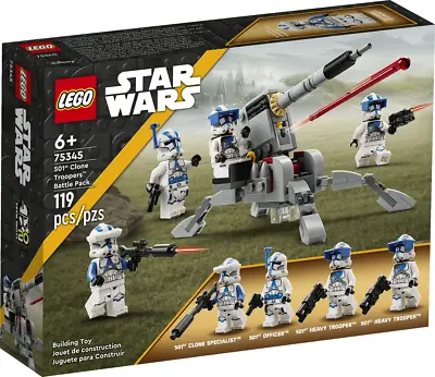 Buy Lego Star Wars: 501st Clone Troopers Battle Pack (75345)  NEW & SEALED • 29.99£