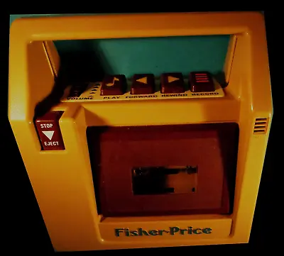 Buy Fisher Price, 1980 CasetteTape Recorder. Model 826, Fully Functional • 35£