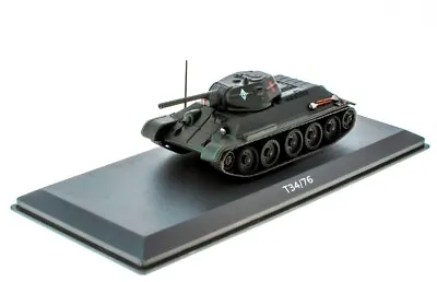 Buy Soviet Tank WW2 T-34/76 1:72 USSR Eaglemoss Military Model Vehicle OT2 • 15.48£
