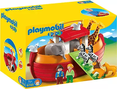Buy PLAYMOBIL 1.2.3 My Take Along 1.2.3 Noah's Ark, For Children Ages 18 Months • 26.57£