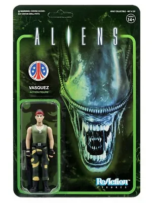 Buy Super7 Aliens Vasquez 3.75  Colonial Marine Reaction Figure • 15.99£