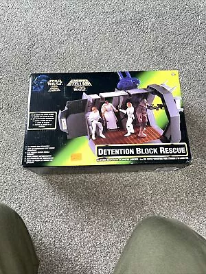 Buy Detention Block Rescue - Star Wars - Power Of The Force - 1997 - 3.75  Set • 20£