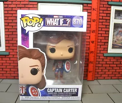Buy Funko POP Action Figure - Marvel What If - Captain Carter - 870 • 5.99£