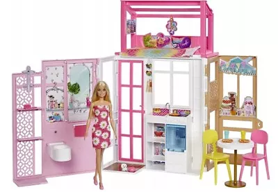 Buy Mattel Barbie Compact House + Doll HCD48 • 87.33£