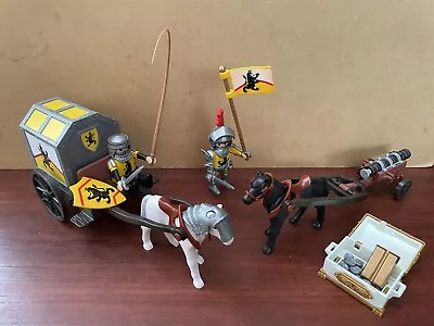 Buy Playmobil 4874 Lion Knights Treasure Transport - Horses Carriage - Canon • 20£
