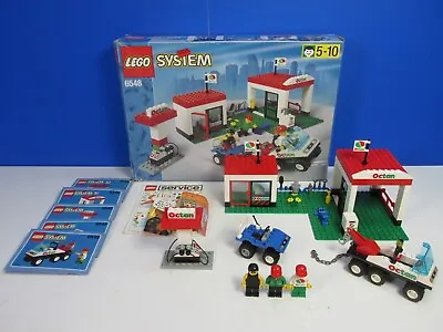 Buy VINTAGE Lego System 6548 OCTAN GAS STATION GARAGE Complete BOXED SET • 55.83£