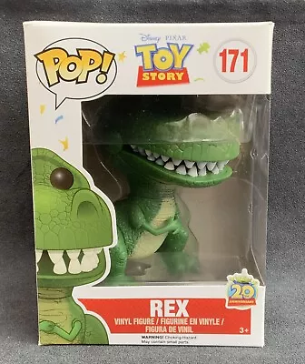 Buy Rex #171 Toy Story Funko Pop Vinyl Disney Pixar + Pop Protector • 38.99£