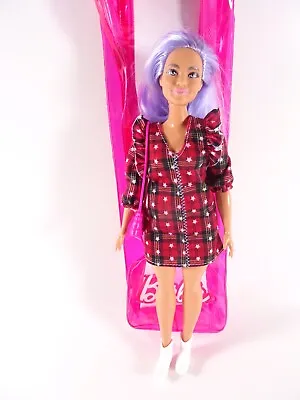 Buy Barbie Curvy Fashionista Doll Fashion Doll Purple Hair Mattel As Pictured (14031) • 17.41£