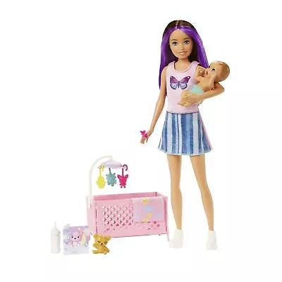 Buy Barbie Skipper Big Babysitting Adventure Sleepy Baby Playset • 36.99£