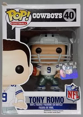 Buy Funko POP #40 Tony Romo - NFL Dallas Cowboys - Damaged Box With Protector • 59.99£