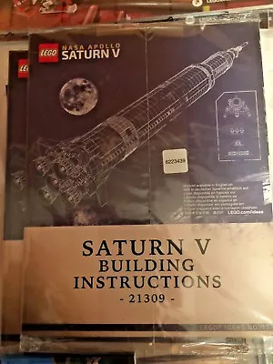 Buy LEGO Instructions 21309 92176 NASA APOLLO SATURN V Instructions No Bricks Space • 11.98£