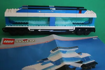 Buy Lego Train 9v Railway Express Cardeck Carriage 100% Complete & Instruction Book • 25.99£