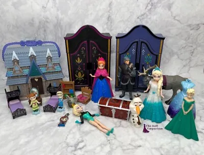 Buy Disney Frozen Mini Dolls Bundle - Micro Animators, Magiclip And Other Figures • 19.95£