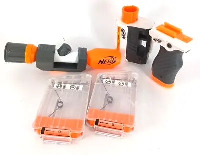 Buy Nerf Bundle Modulus Attachment Drop Grip Magazine Pre Loved Spares Replacements • 14.95£