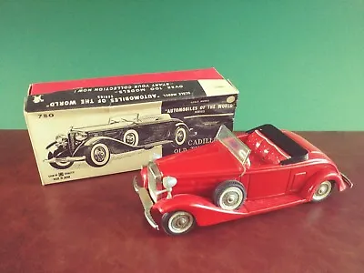 Buy 1960s Bandai Japan Tin Friction 1933 Cadillac Tinplate Oldtimer W/ Or. Box • 157.75£