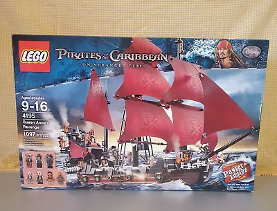 Buy Lego Pirates Of The Caribbean Queen Anne's Revenge 4195 Brand New Sealed Box • 778.54£