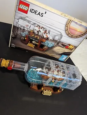 Buy Lego Ideas Boat Ship In Bottle Leviathan 21313 • 25£