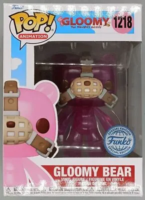 Buy #1218 Gloomy Bear Translucent Naughty Grizzly Damaged Box Funko POP & Protector • 11.19£
