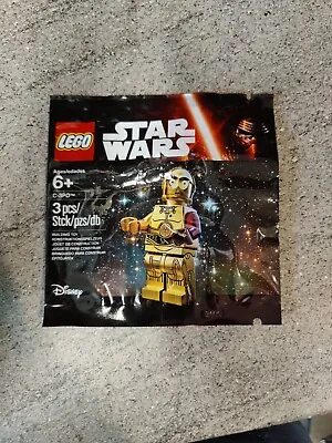 Buy LEGO Star Wars C-3PO Minifigure With Red Arm 5002948 Factory Sealed Promotional • 10£