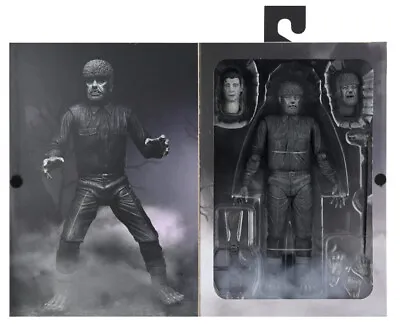 Buy Universal Monsters Wolf Man Black And White Ultimate 7  18cm Action Figure Neca • 51.81£