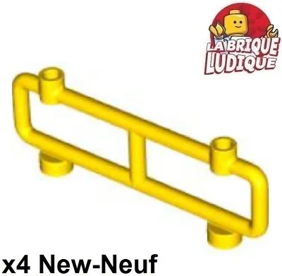 Buy LEGO 4x BAR Fence Barrier Fence 1x8x2 Yellow/Yellow 2486 New • 3.42£