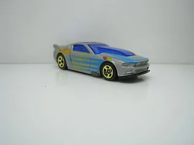 Buy Hot Wheels Ford Mustang Gt 2012 Drag Silver Blue 85 Mm Long Malaysia D • 0.99£