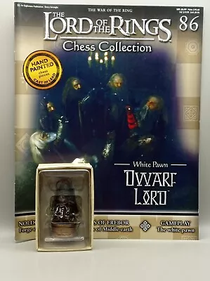 Buy Eaglemoss Lord Of The Rings Chess Collection Dwarf Lord Issue 86 With Magazine • 30£