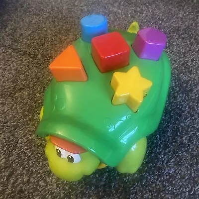 Buy Fisher Price Tappy The Turtle Pop Up Shapes Sorter Toy 2002 Mattel • 5£