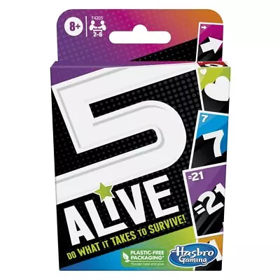 Buy Hasbro Gaming 5 Alive, Fast-Paced Game Kids And Families, Family Quick Card Game • 5.14£