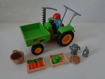 Buy Playmobil Farmer’s Tractor With Figure And Few Accessories • 9.50£