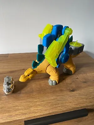 Buy Imaginext Dinosaur Stegosaurus With Battle Armour And Figure Fisher Price USED  • 9.95£