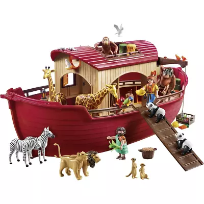 Buy Playmobil 9373 Wild Life Floating Noah's Ark With Functioning Crane • 89.99£