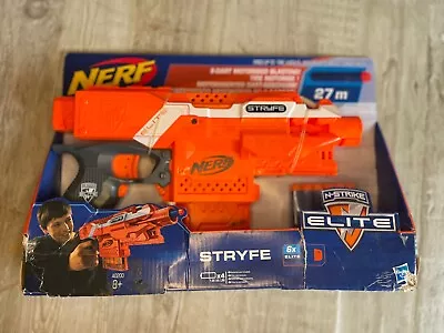 Buy NERF N-Strike Elite A0200EU4  Stryfe Blaster Gun - Black/Orange/White • 35£