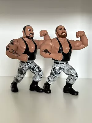 Buy WWF WWE Hasbro Custom Wrestling Figures. Bushwhackers Luke Butch • 30£