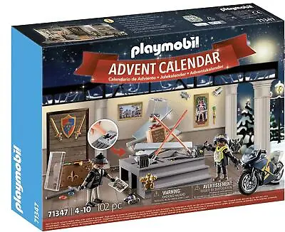 Buy Playmobil 71347 Advent Calendar: Police Museum Theft, Police Action • 25.99£