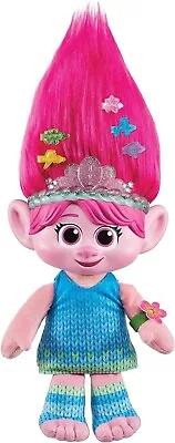 Buy Trolls Band Together Hair Pops Showtime Surprise Queen Poppy Talking Plush • 16.89£
