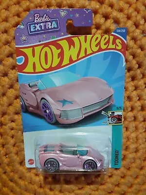 Buy New Hot Wheels Pink Barbie Extra  Car - Long Card - Hw Tooned • 3.75£
