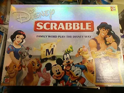 Buy 413. Mattel 2003 Disney Scrabble Game, Complete In Great Condition  • 11.99£