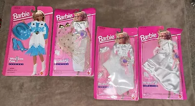 Buy (4) Vintage 1995 Barbie Fashions NRFB - Please Read Description • 31.18£