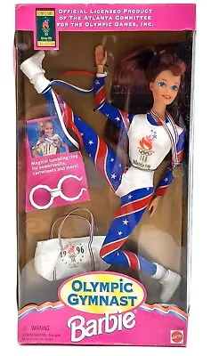 Buy Olympic Gymnast Barbie Doll (Redhead) / Atlanta 1996 / Mattel 15125, NrfB • 35.07£