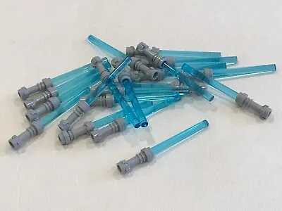 Buy 20 X Genuine Lego Star Wars Lightsabers - Lbg Hilt / Trans Blue - New (7b) • 5.90£
