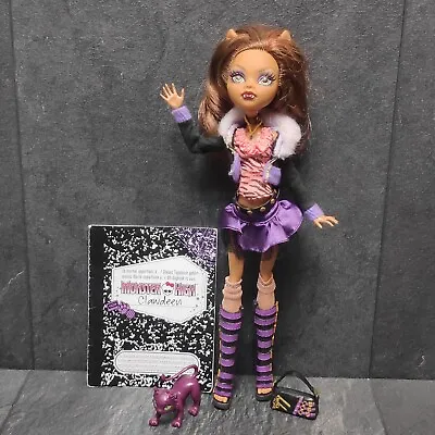 Buy Monster High Doll  Clawdeen  With Diary Mattel 2009 Fashion Doll Collecting Rare  • 138.74£