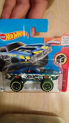 Buy 2016 Hot Wheels - Olds 442 W-30    Blue   Short Card   1/64 Aprox *new* • 8.99£