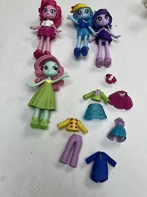 Buy My Little Pony Equestria Girls Fashion Squad Doll Bundle 4 Dolls  & Clothes • 12£