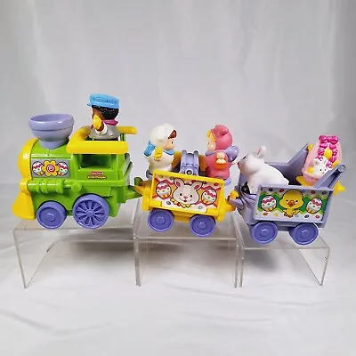 Buy Vintage Fisher Price Little People Easter Train 2002 With Sounds And Figures • 34.99£